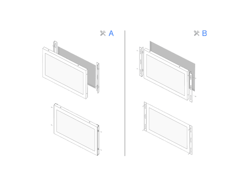 8 Zoll Touchscreen Metall (4:3)